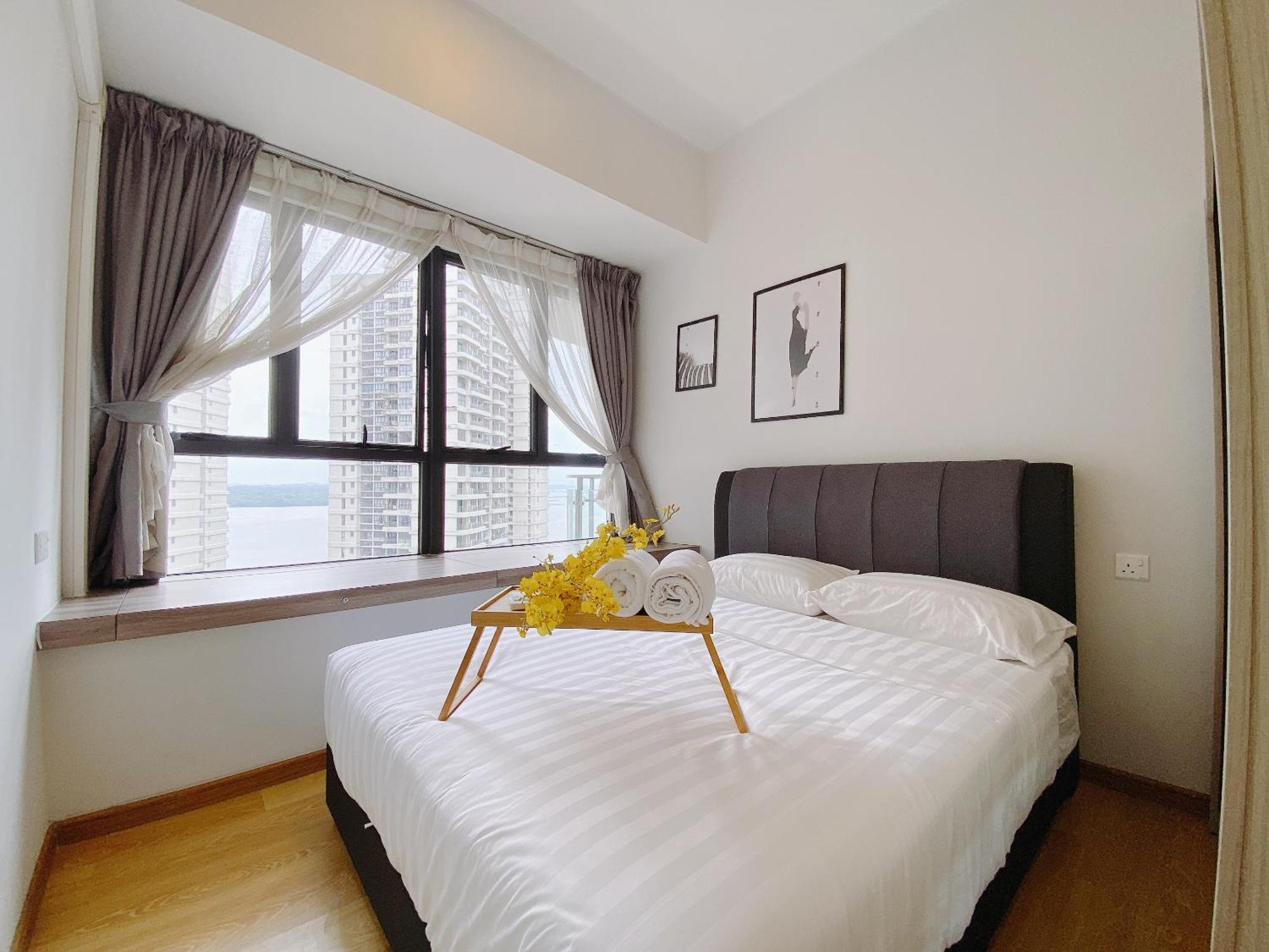 Ferienwohnung Country Garden Danga Bay By Lions Bay Johor Bahru Zimmer foto